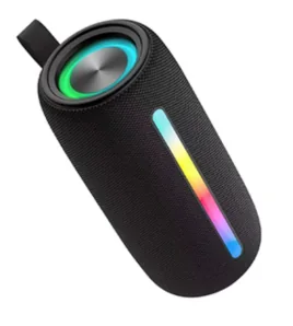 HZ-B151 Portable Subwoofer Fabric Bluetooth Speaker with RGB Lighting - TWS Wireless Speaker with USB/Aux-in/TF, Handsfree Call & 4H Playtime