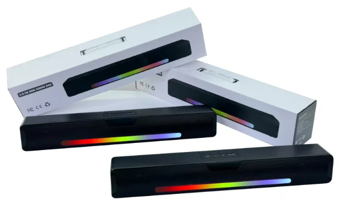 HZ-B289 Portable Bluetooth Soundbar with TWS & RGB Lighting
