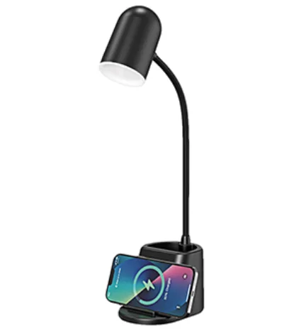 Q51 LED Desk Lamp with 15W Wireless Charging & Built-in Pen Holder